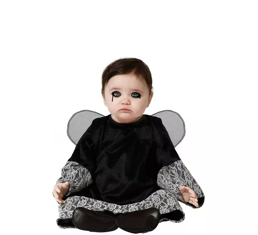 Translation missing: es.Disfraz de Ángel Negro para bebés y niños