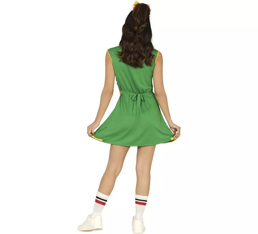 Translation missing: es.Disfraz de Animadora verde para mujer