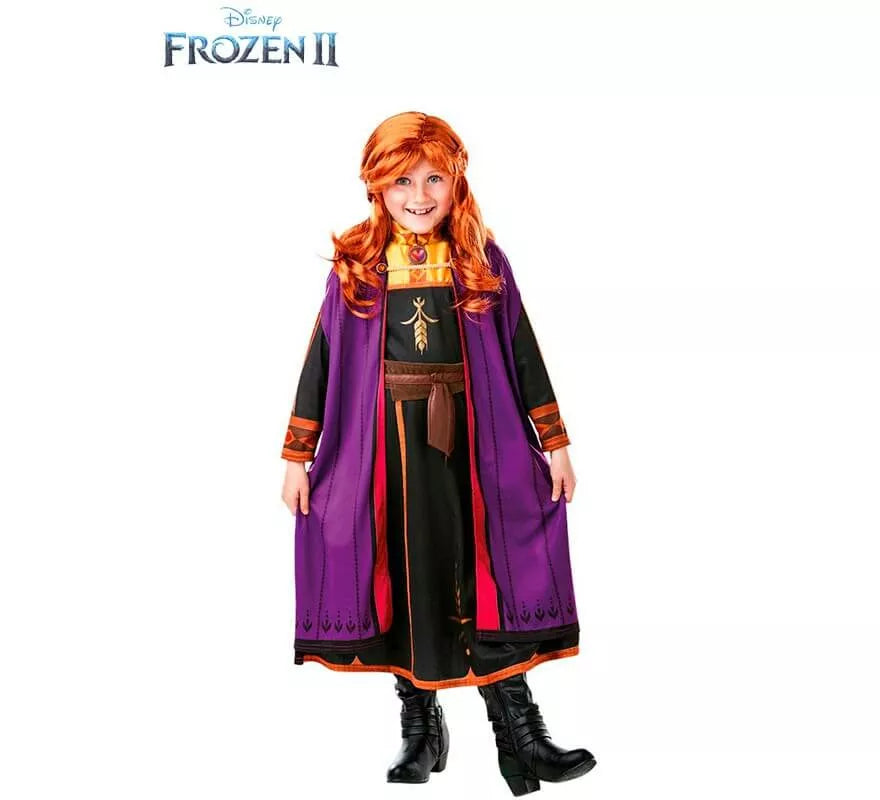 Translation missing: es.Disfraz de Anna de Frozen 2 en caja para niña