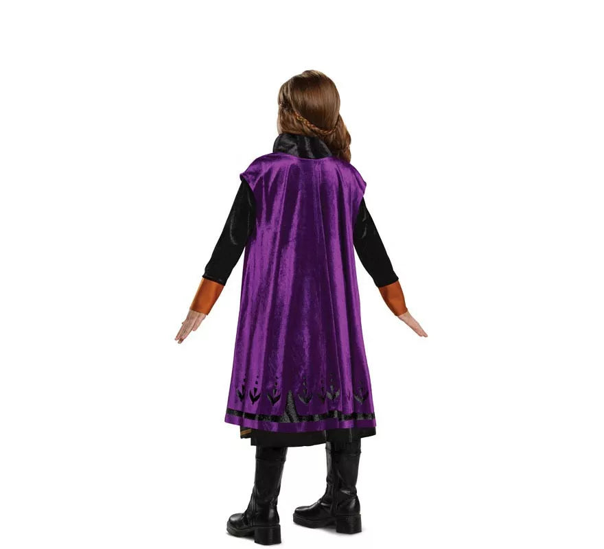 Translation missing: es.Disfraz de Anna de Viaje Deluxe de Frozen 2 para niña