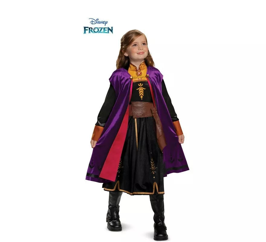 Translation missing: es.Disfraz de Anna de Viaje Deluxe de Frozen 2 para niña