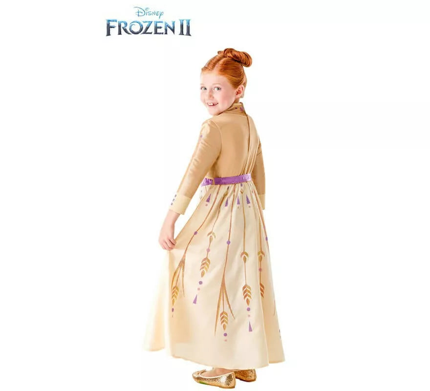 Translation missing: es.Disfraz de Anna Dorado de Frozen 2 para niña
