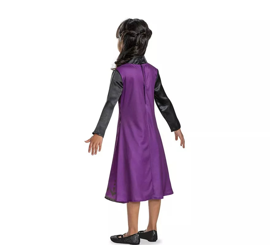 Translation missing: es.Disfraz de Anna Frozen traje morado para niña