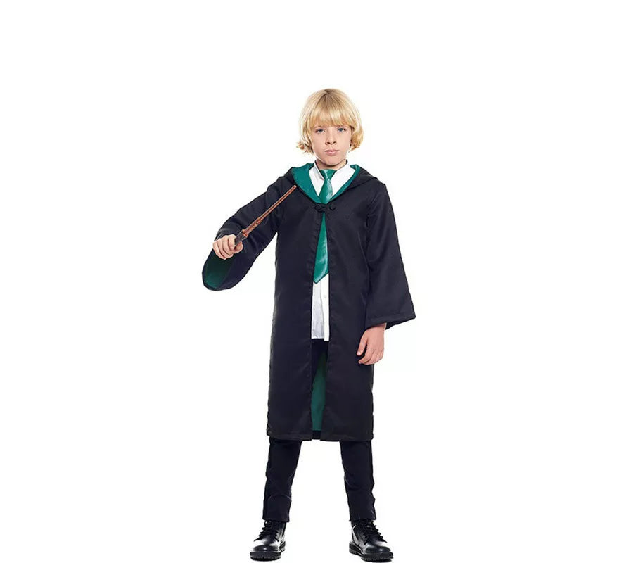 Translation missing: es.Disfraz de Aprendíz de Mago Verde para niño