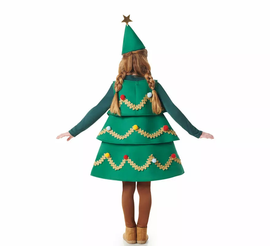 Disfraz de Árbol de Navidad Decorado para niños