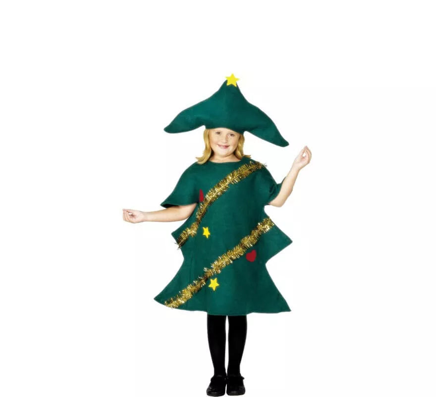 Translation missing: es.Disfraz de Árbol de Navidad Verde para niños
