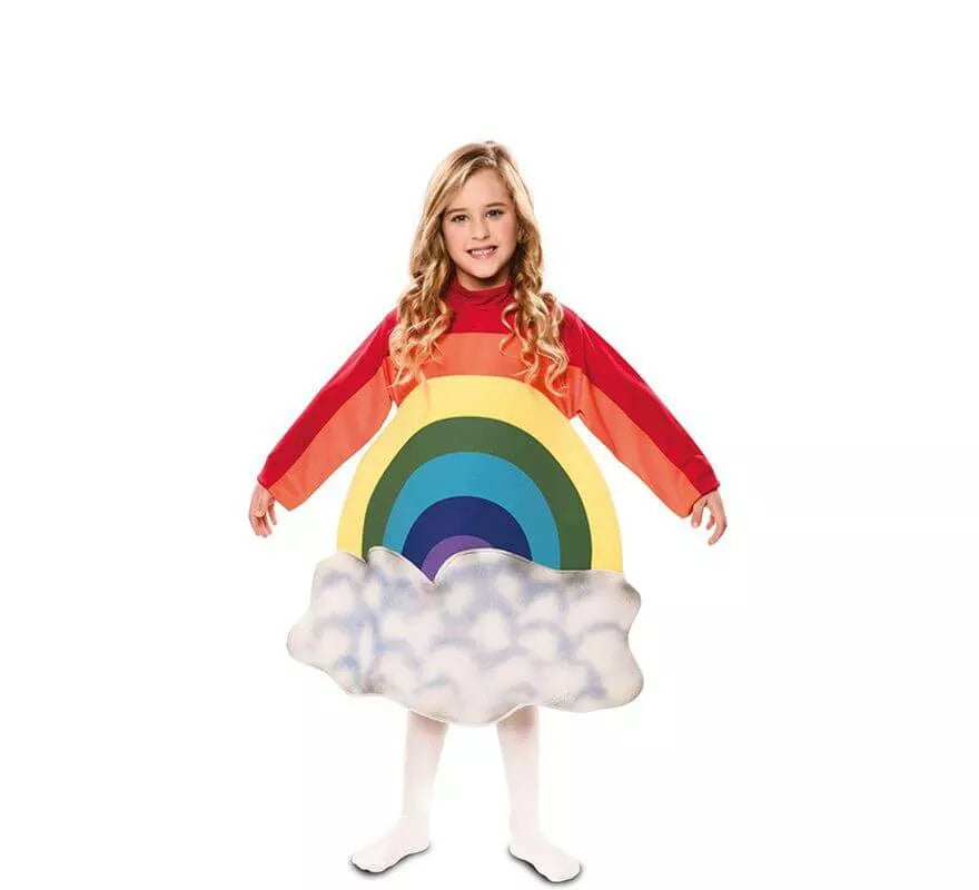 Translation missing: es.Disfraz de Arcoíris con Nubes para niños y bebé