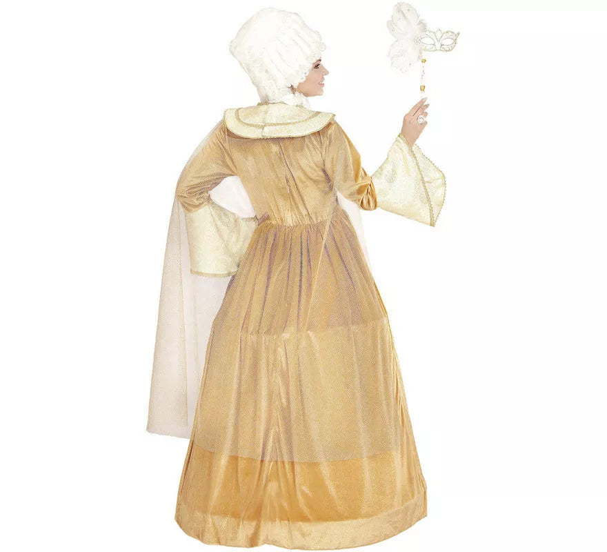 Translation missing: es.Disfraz de Aristócrata Veneciana Dorada para mujer