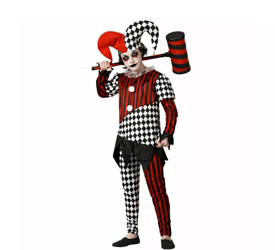 Translation missing: es.Disfraz de Arlequin Siniestro para hombre