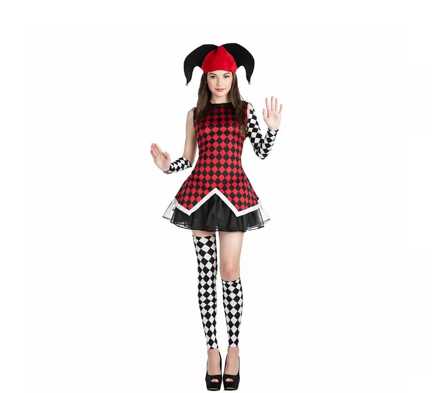 Translation missing: es.Disfraz de Arlequina para mujer