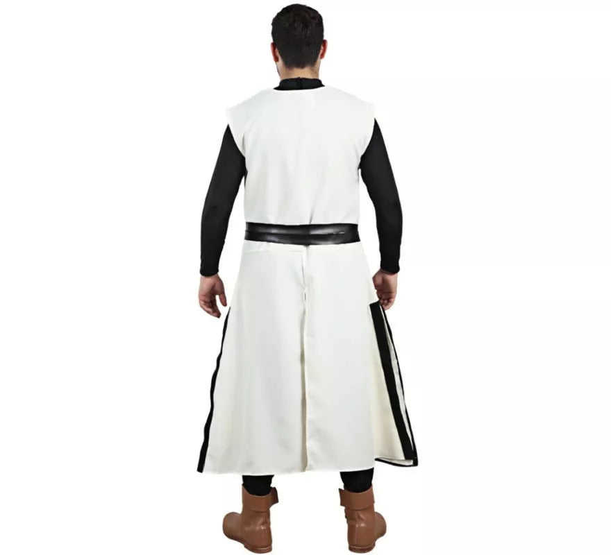 Translation missing: es.Disfraz de Armero Medieval blanco para hombre