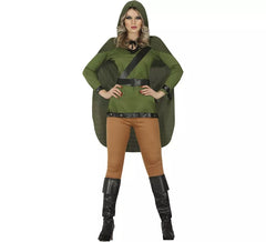Disfraz de Arquera Verde para mujer