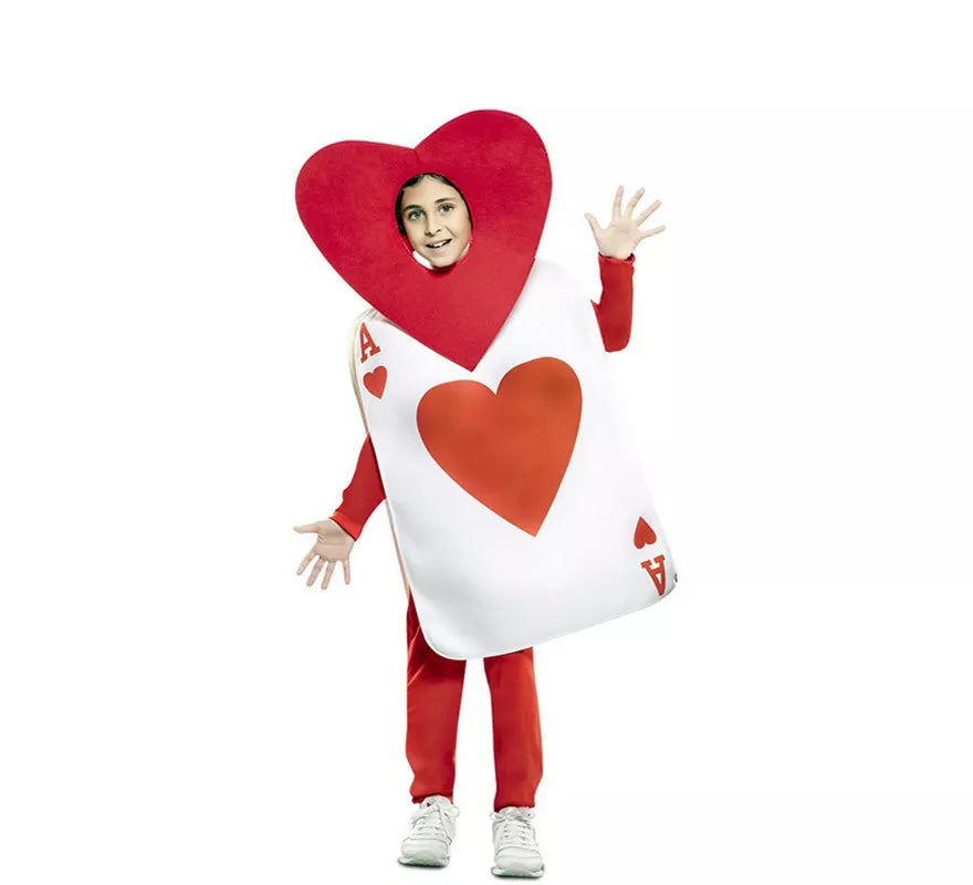 Translation missing: es.Disfraz de As de Corazones para niños