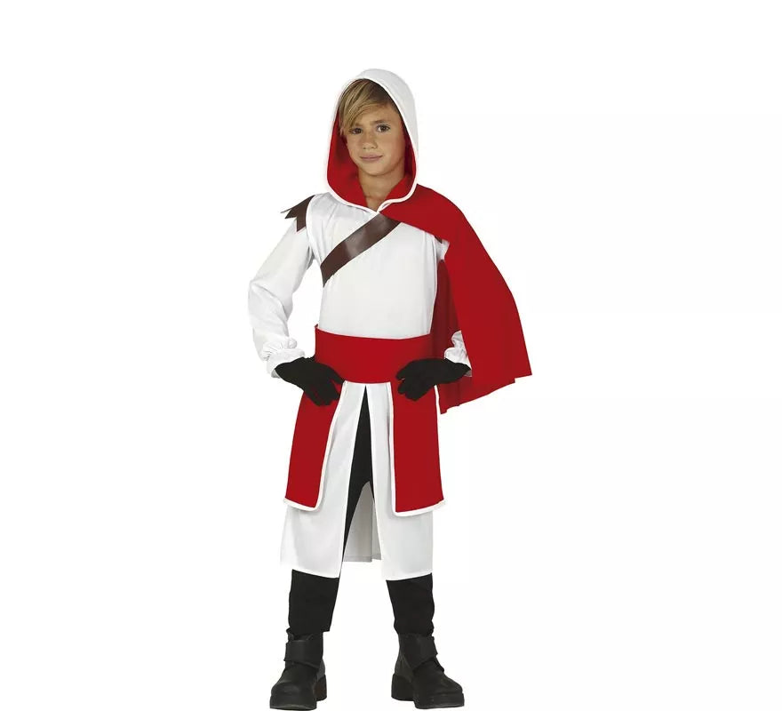 Translation missing: es.Disfraz de Asesino Blanco para niño