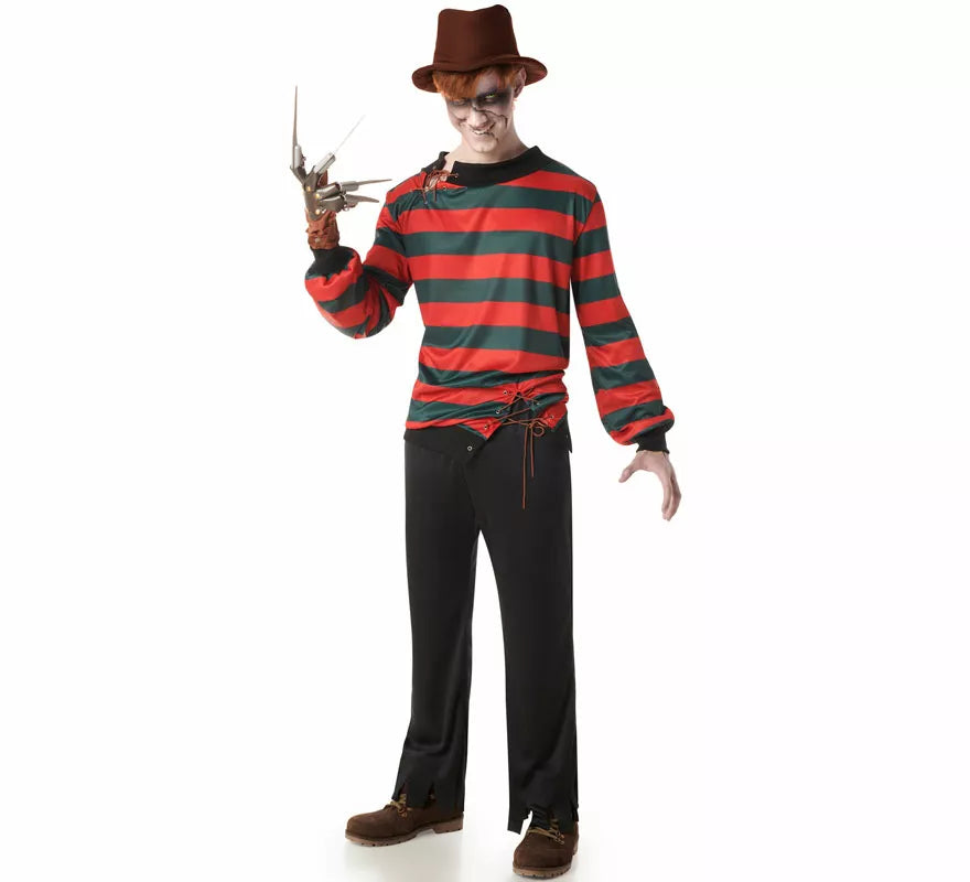 Translation missing: es.Disfraz de Asesino de Pesadilla con Sombrero para hombre