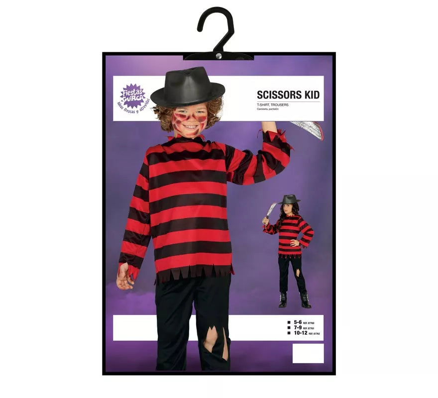 Translation missing: es.Disfraz de Asesino de Pesadilla para niño