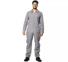Disfraz de Asesino Mono Laboral Gris para hombre