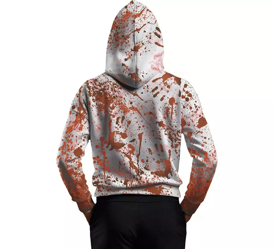 Translation missing: es.Disfraz de Asesino Sangriento con Sudadera y Máscara para adulto