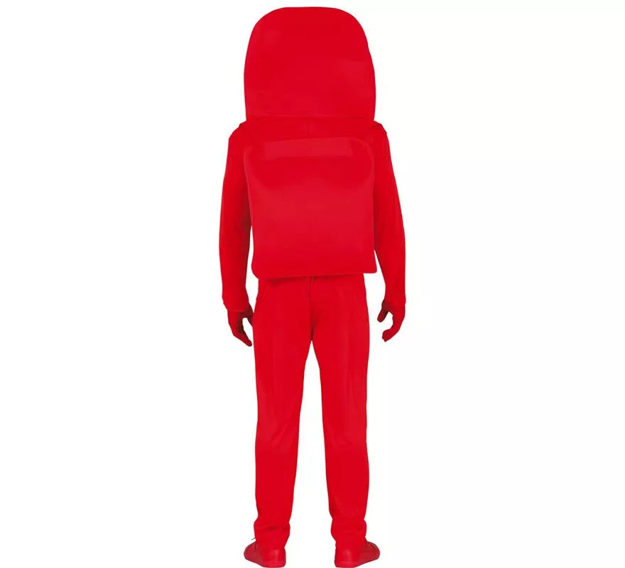 Translation missing: es.Disfraz de Astronauta Impostor Rojo para adolescentes