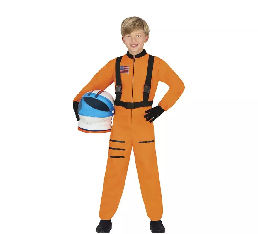 Translation missing: es.Disfraz de Astronauta naranja para niños