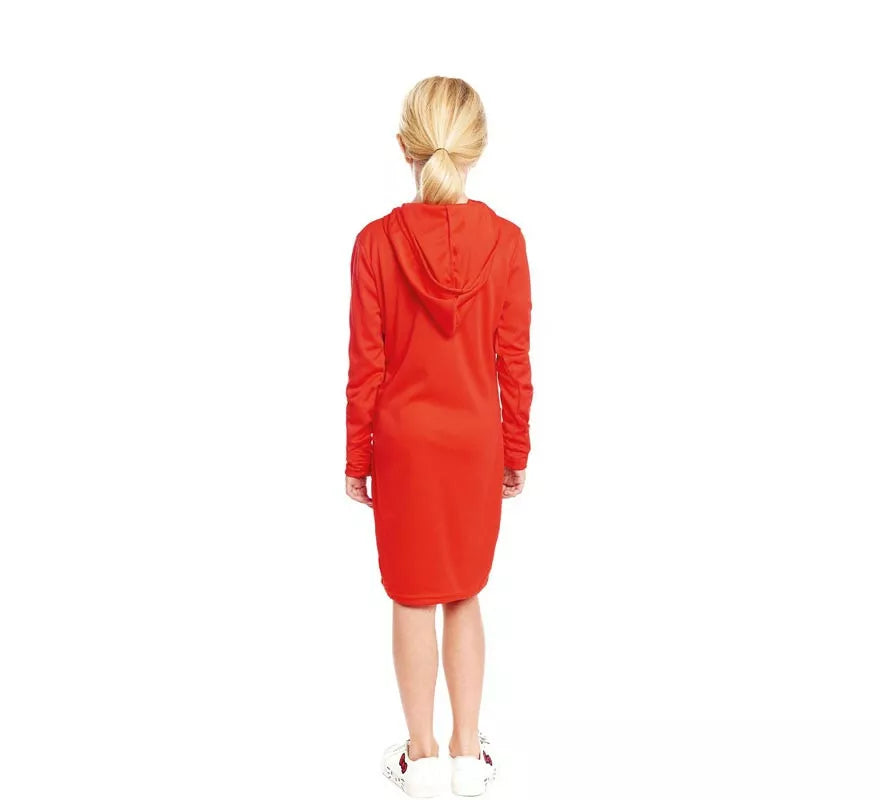 Translation missing: es.Disfraz de Atracadora vestido rojo para niña
