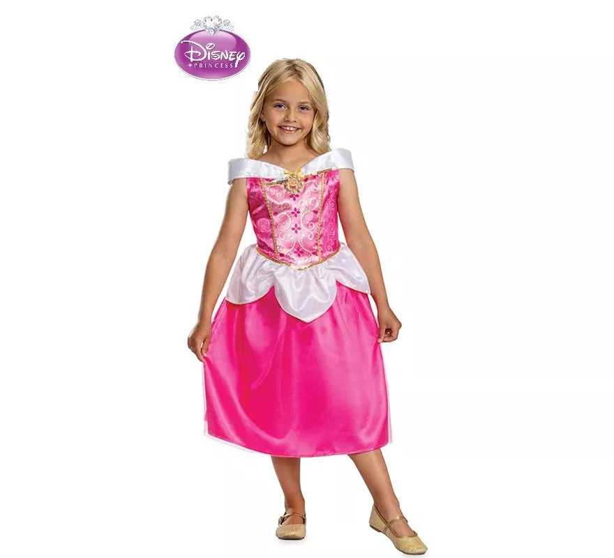Translation missing: es.Disfraz de Aurora La Bella Durmiente Classic para niña
