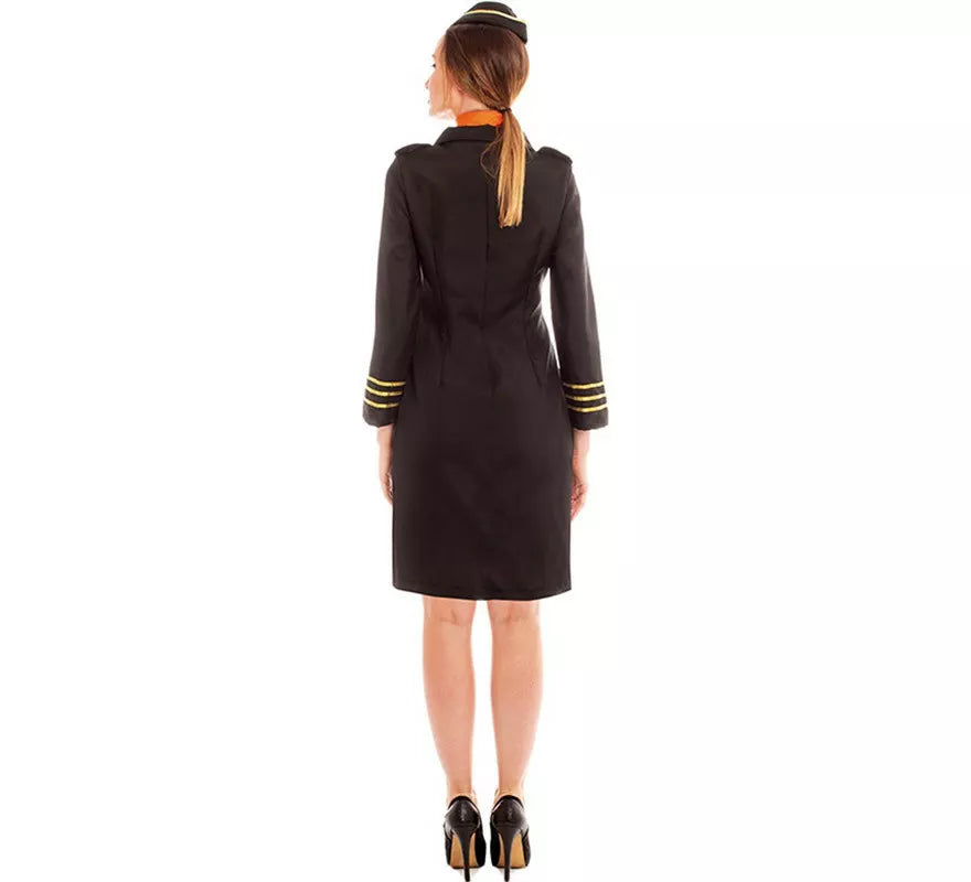 Translation missing: es.Disfraz de Azafata de Vuelo Elegante con Gorro para mujer