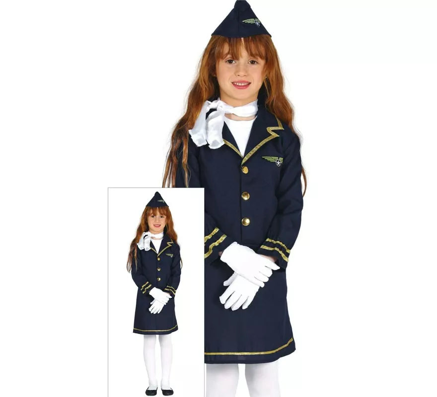 Translation missing: es.Disfraz de Azafata de Vuelo para niña
