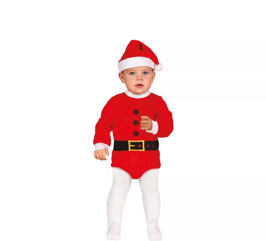 Translation missing: es.Disfraz de Baby Papá Noel en Body para bebé
