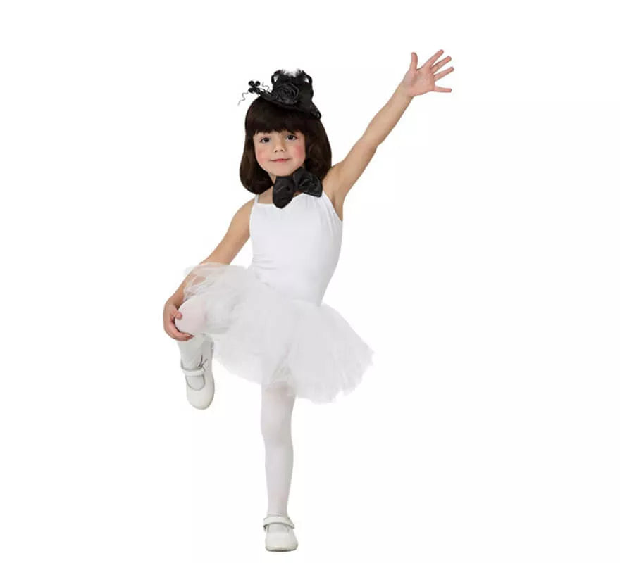 Disfraz de Bailarina Blanco para Niña