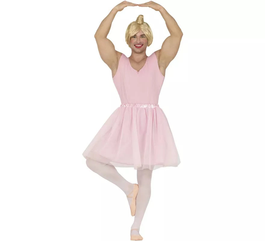 Translation missing: es.Disfraz de Bailarina rosa para hombre