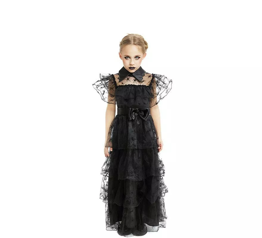 Translation missing: es.Disfraz de Baile de Niña Siniestra para niña y adolescente