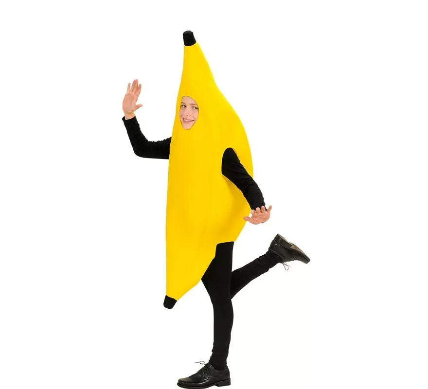 Disfraz de Banana entera para niños y adolescente