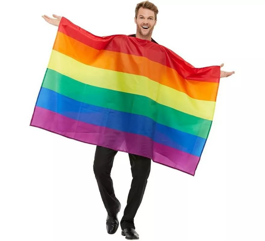 Translation missing: es.Disfraz de Bandera Arcoíris orgullo LGBT para adultos