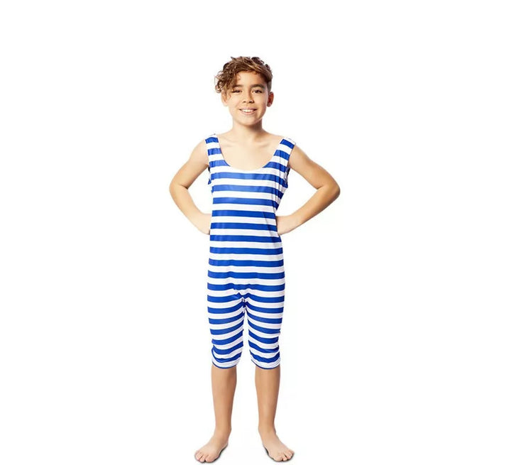 Disfraz de Bañista Retro Años 20 Azul para niño
