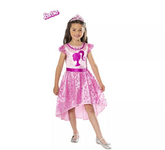 Disfraz de Barbie Princesa con Tiara para niña