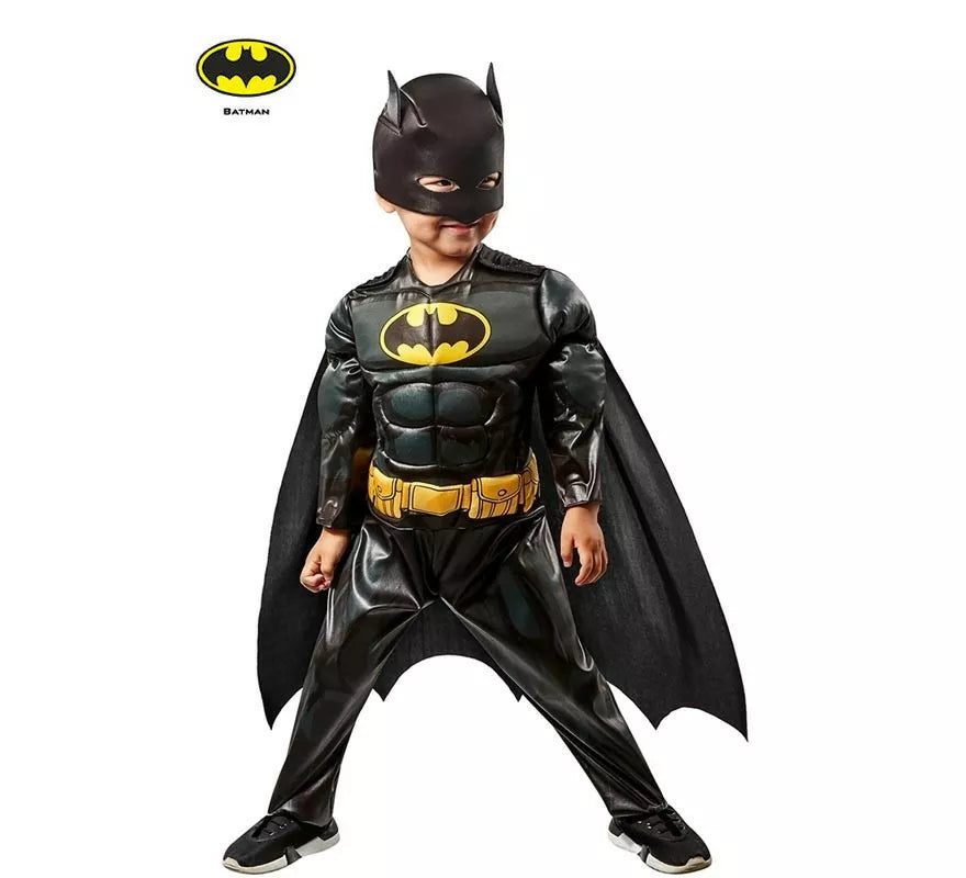 Translation missing: es.Disfraz de Batman Black Line Preschool para niño