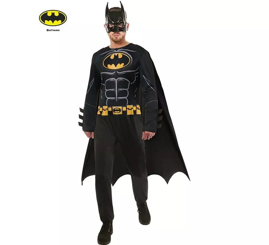 Translation missing: es.Disfraz de Batman Núcleo negro Opp con máscara para hombre