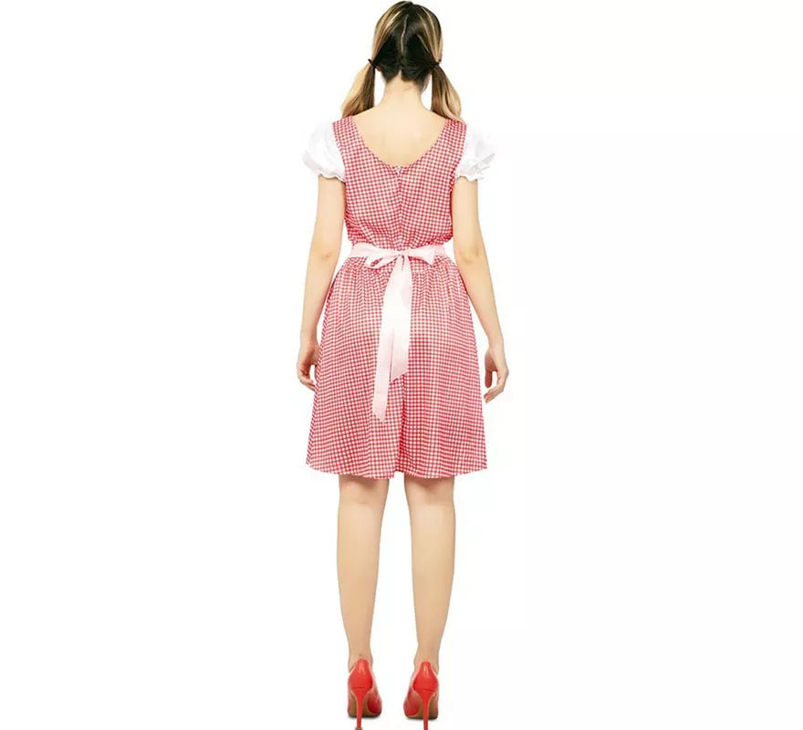 Translation missing: es.Disfraz de Bávara vestido rosa y verde para mujer