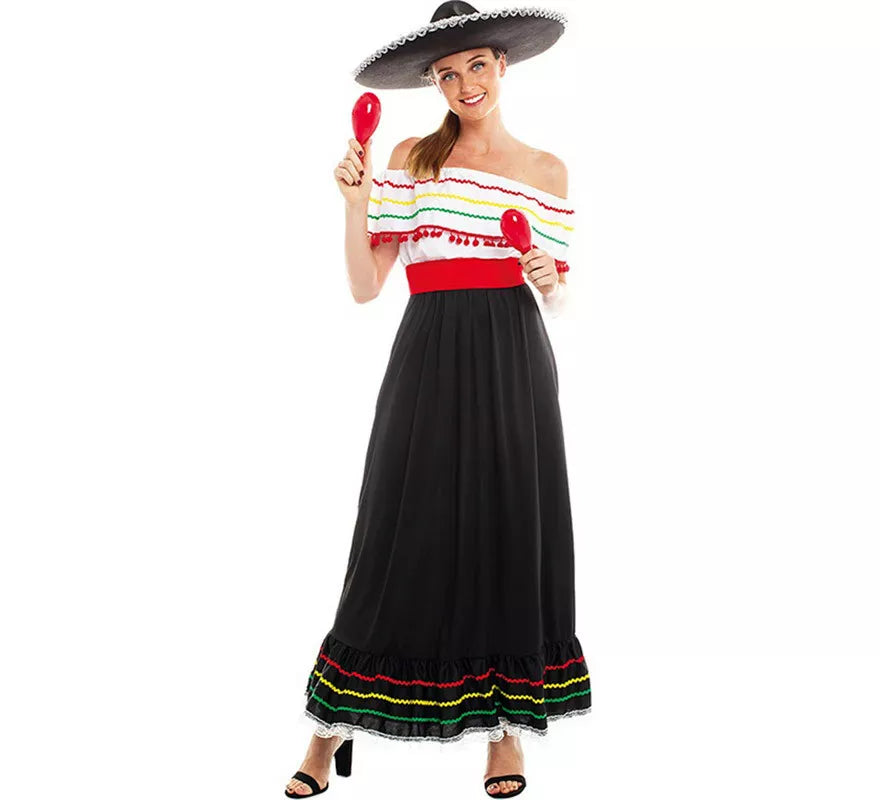 Translation missing: es.Disfraz de Belleza Mexicana con Falda para mujer