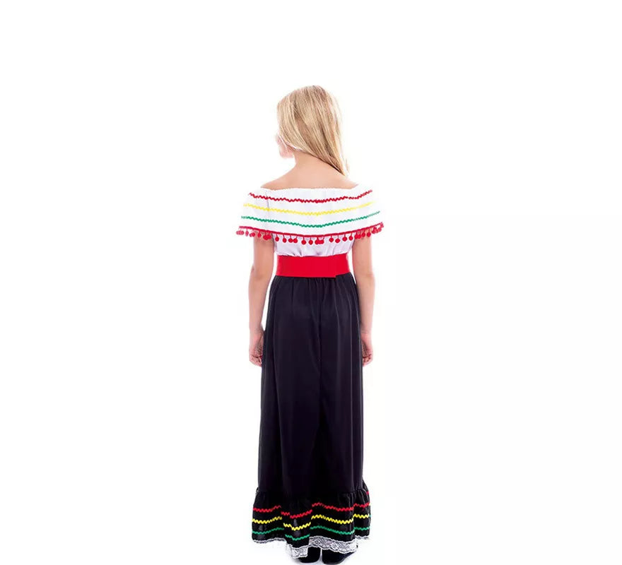 Translation missing: es.Disfraz de Belleza Mexicana con Falda para niña