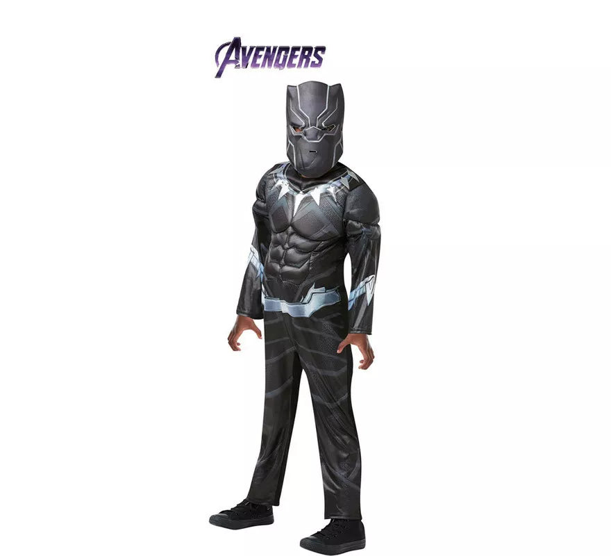 Translation missing: es.Disfraz de Black Panther Deluxe para niño y adolescente