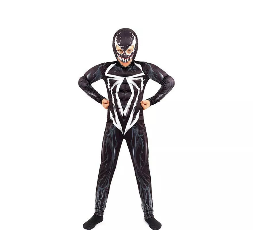 Translation missing: es.Disfraz de Black Spider Maligno para niño
