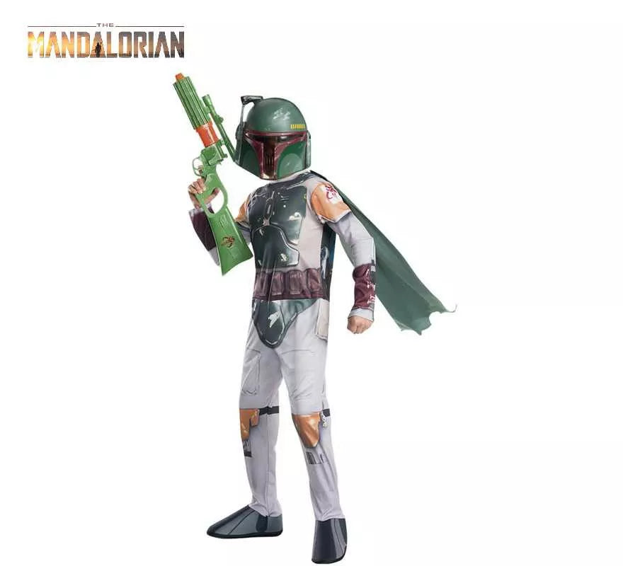 Translation missing: es.Disfraz de Boba Fett de Star Wars Clásico para niño
