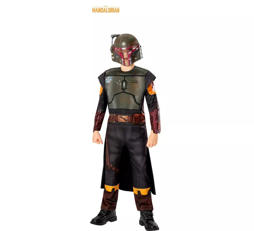 Translation missing: es.Disfraz de Boba Fett Deluxe de Star Wars para niño