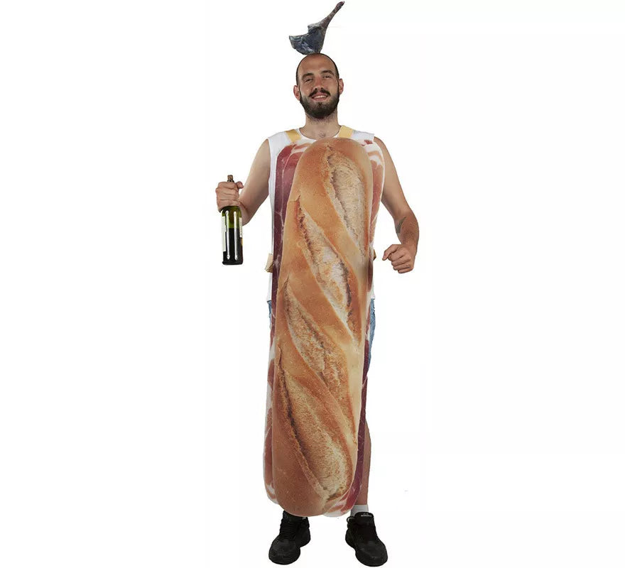 Translation missing: es.Disfraz de Bocadillo Jamón 130 cm. para adultos