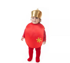 Disfraz de Bola de Navidad roja para bebé