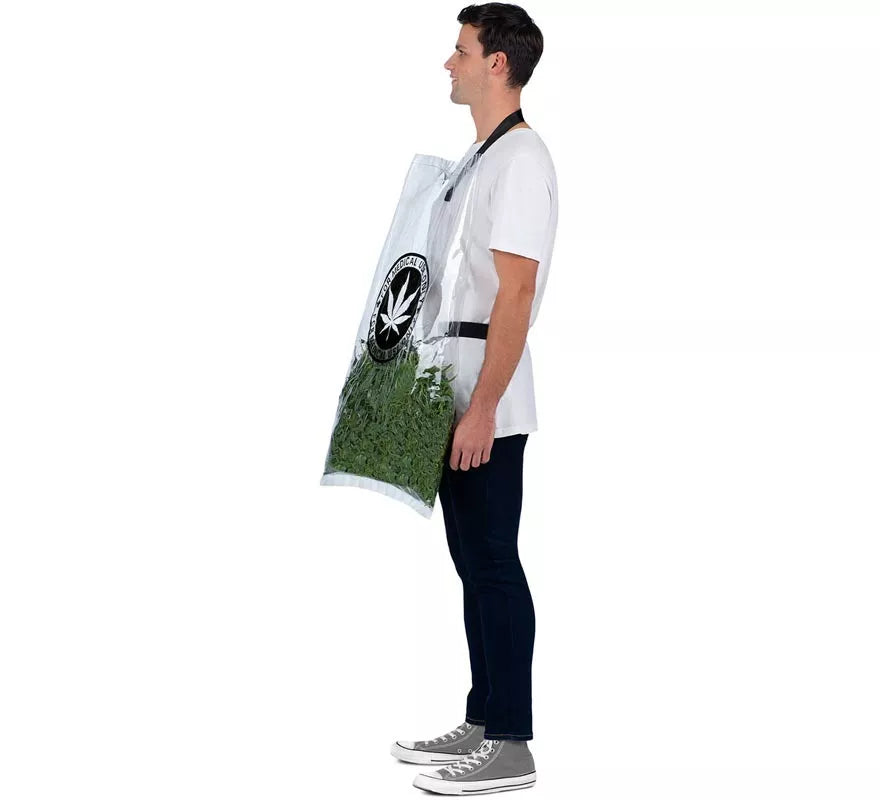 Translation missing: es.Disfraz de Bolsa de Hierba verde para adulto