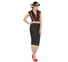 Disfraz de Bombera pin-up para mujer