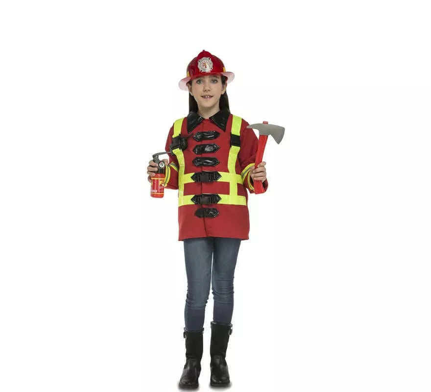Translation missing: es.Disfraz de Bombero con accesorios para niños